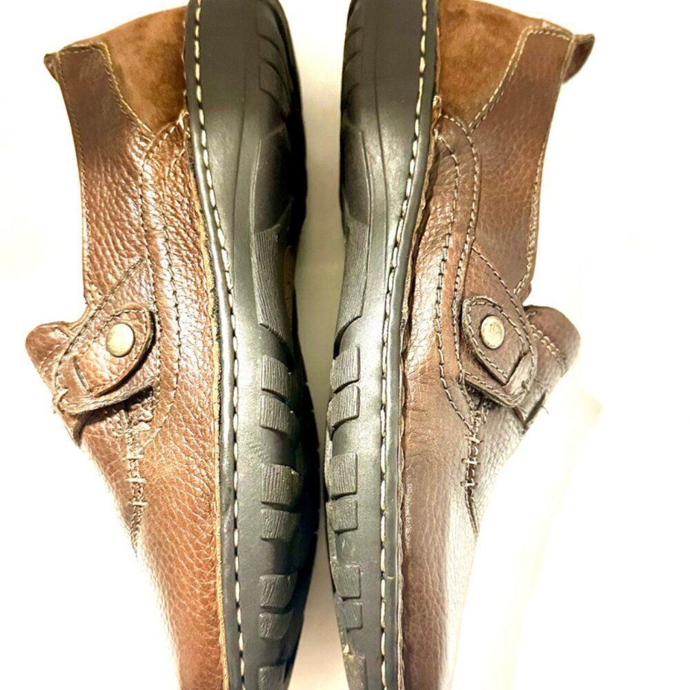 Earth Origins Women’s Brown Leather Loafers Slip On Shoes 7.5 M - Picture 5 of 7
